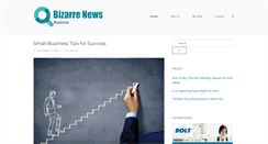 Desktop Screenshot of bizarrenews.org