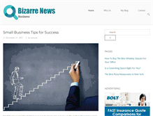 Tablet Screenshot of bizarrenews.org